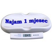 Najam digitalne vage za bebe - 1 mjesec